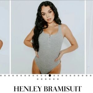 Bramisuit Tank Bodysuit - Gray